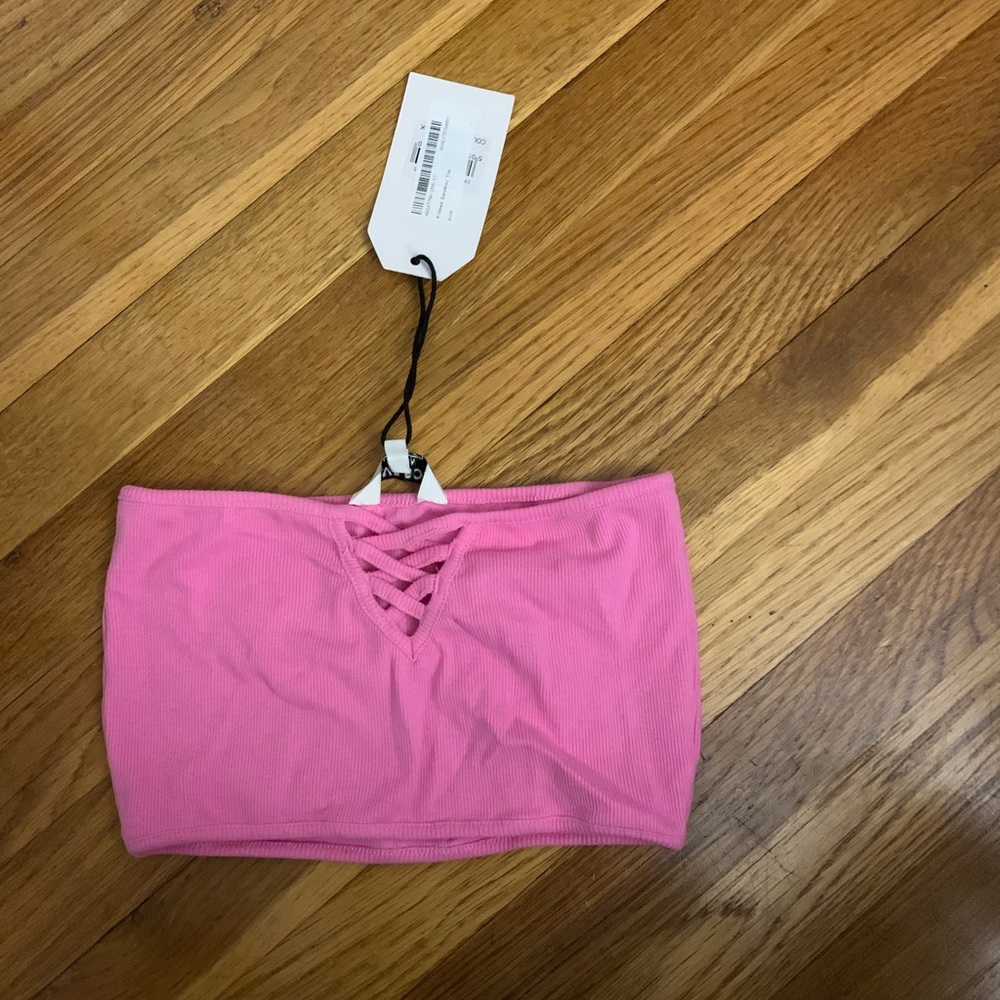 Pink crop top